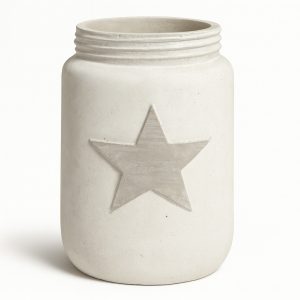 Vase en forme de jarre h 20 cm