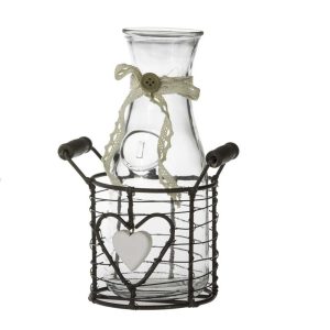 Vieux mug d'atelier 12x20,5 cm