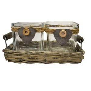 Porta tealight 22x10 cm