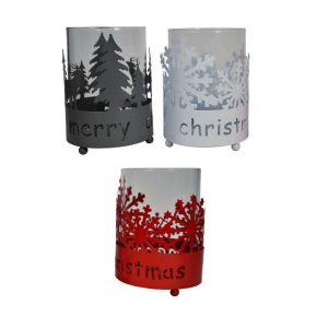 Porta tealight Frozen h 11 cm