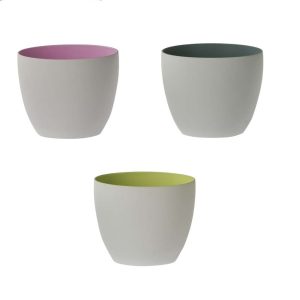 Pot Colorize h 8 cm 3 couleurs assorties