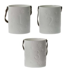 Set de lanternes Podio h 10,5 cm 3 assortiments