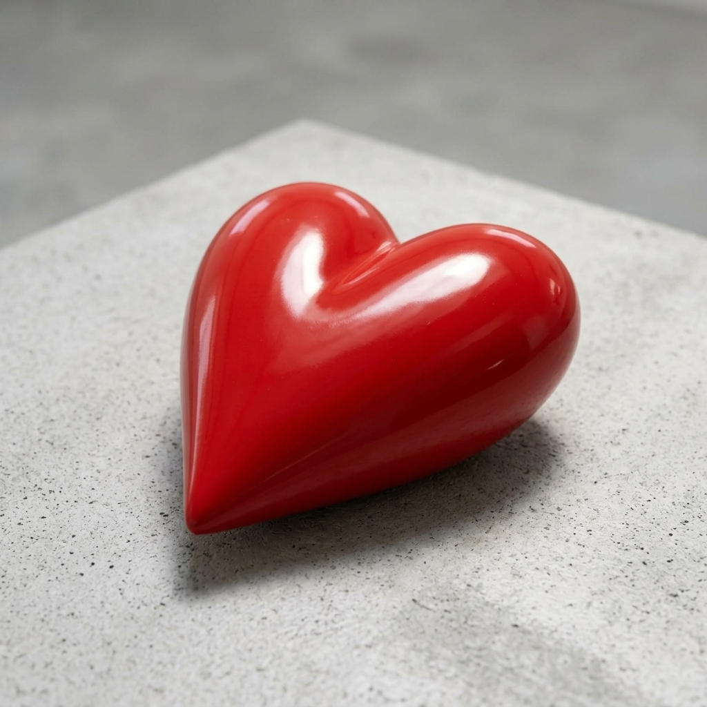 Stily red heart paperweight h 19 cm - Image 2