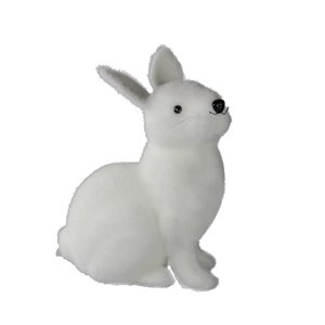 Conejo de nieve h 27 cm