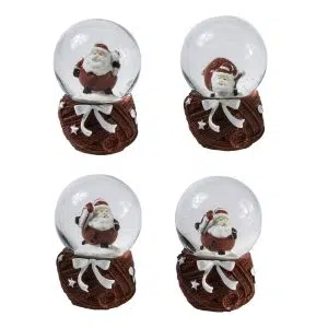 Set 4 globetti acqua diametro 6,5 cm