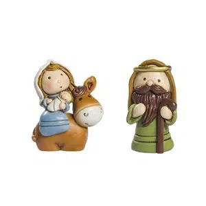 Madone et St Joseph h 7 cm