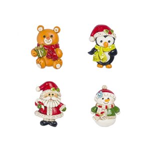 Set d'aimants en céramique h 5 cm