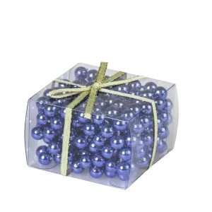 Catena sferette Ø 8 mm blu 2,7 m in astuccio