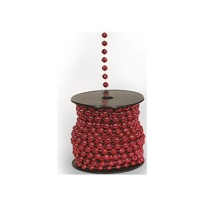 Chaîne à billes Ø 8 mm rouge 10 m sur bobine