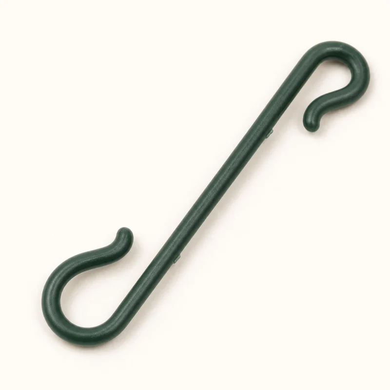 Set 40 gancetti plastica verdi
