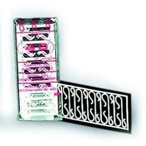 Juego de 40 ganchos de plástico blanco