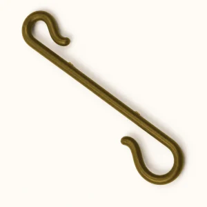 Set 80 gancetti plastica oro