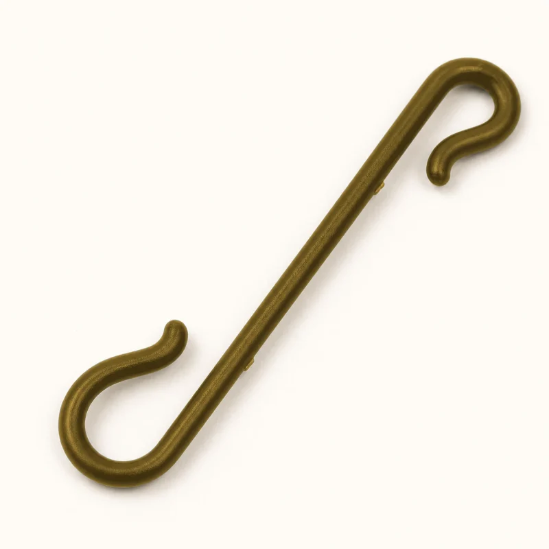 Set 80 gancetti plastica oro