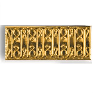 Set 80 ganchos plástico oro