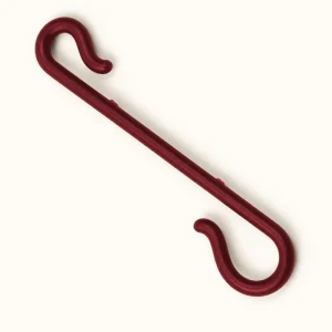 Set 80 gancetti plastica rossi