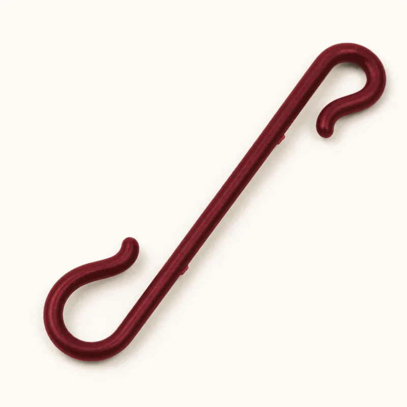 Set 80 gancetti plastica rossi