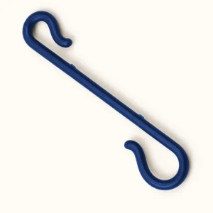 Set 80 gancetti plastica blu