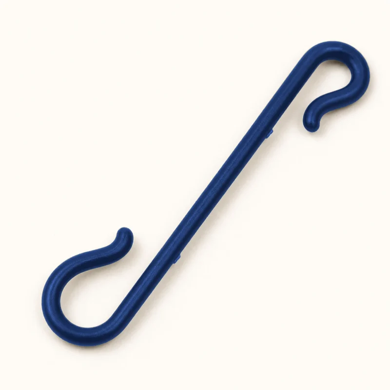 Set 80 gancetti plastica blu