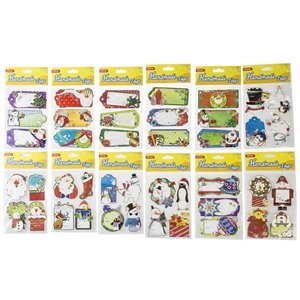 Biglietti adesivi 12 assortimenti