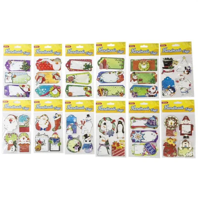 Biglietti adesivi 12 assortimenti