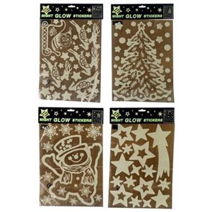 Décalcomanie phosphorescente Sweetdreams 30x40 cm 4 assortiments