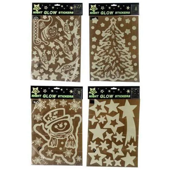 Set da 4 Vetrofanie fosforescenti Sweetdreams 30x40 cm