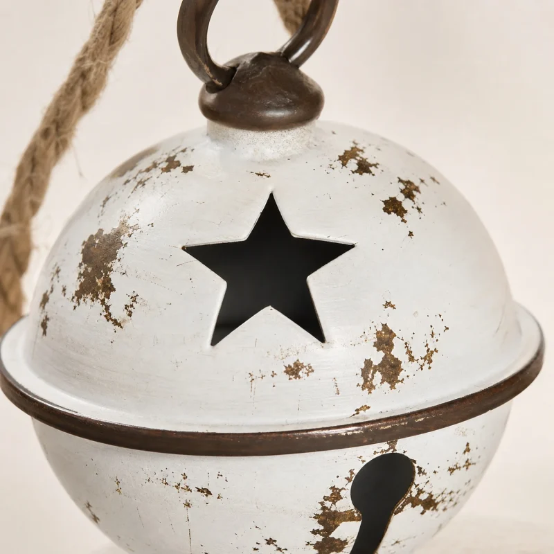 Weiße Metallblase Ø 32 cm