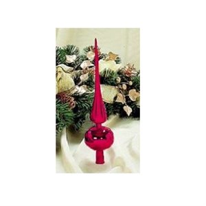 Embout de 30 cm rouge métallique