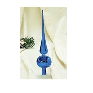 Embout de 30 cm bleu métallique