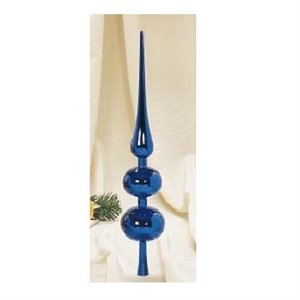 Embout de 45 cm bleu métallique