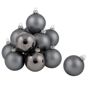 Set aus 12 Glaskugeln Ø 8 cm gardena