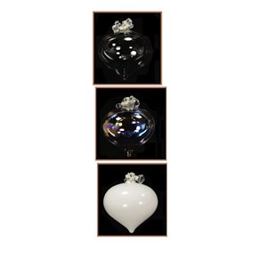 Set 2 gouttes de cristal h 12 cm