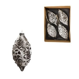 Set 4 fusi antique h 16 cm