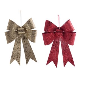 L'arc avec arcs h 60 cm rouge or