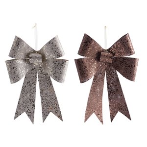 Le noeud avec les noeuds h 60 cm champagne marron