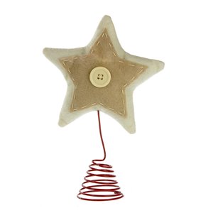 Pointe rustique h 22 cm