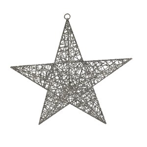 Stella filigrana argento h 30 cm