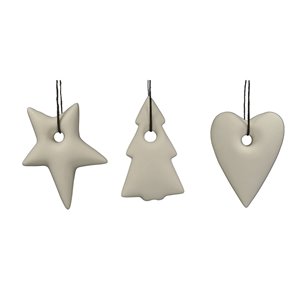 2D sujets en porcelaine h 10 cm 3 assortiments