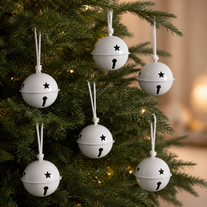 Set 6 bubbole Ø 4,7 cm bianco