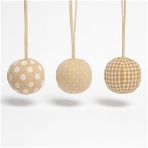 Nines balls ivory Ø 10 cm