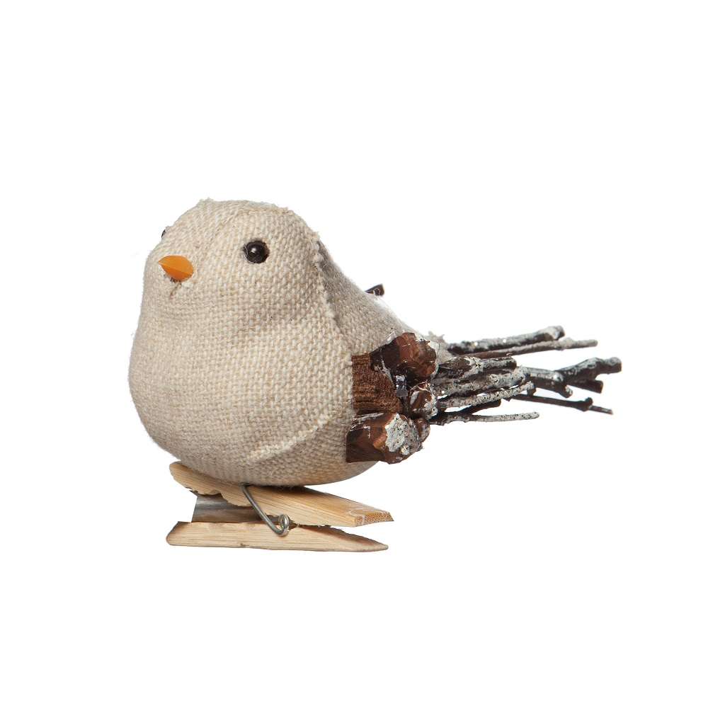 Uccellini rustico casale h 14 cm