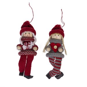 Poupées d'amour h 20 cm 2 sujets