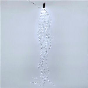 Cascade Light 360 Nano LED Ice White - lumière constante - L 1.50 m max - fil métallique moulable - 24V - usage intérieur
