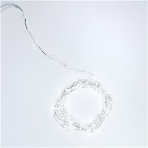 180 Nano LED Ice White - steady light - L 9 m - moldable metal wire - 24V - indoor use