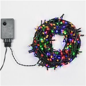Multicolor 300 LED chain - memory light games - T.E. 8.4W - L 21 m - 31V - outdoor use