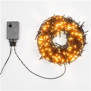 Kette 480 LED Traditionell - Memory-Lichtspiele - T.E. 12W - L 33,6 m - 31V - Außeneinsatz