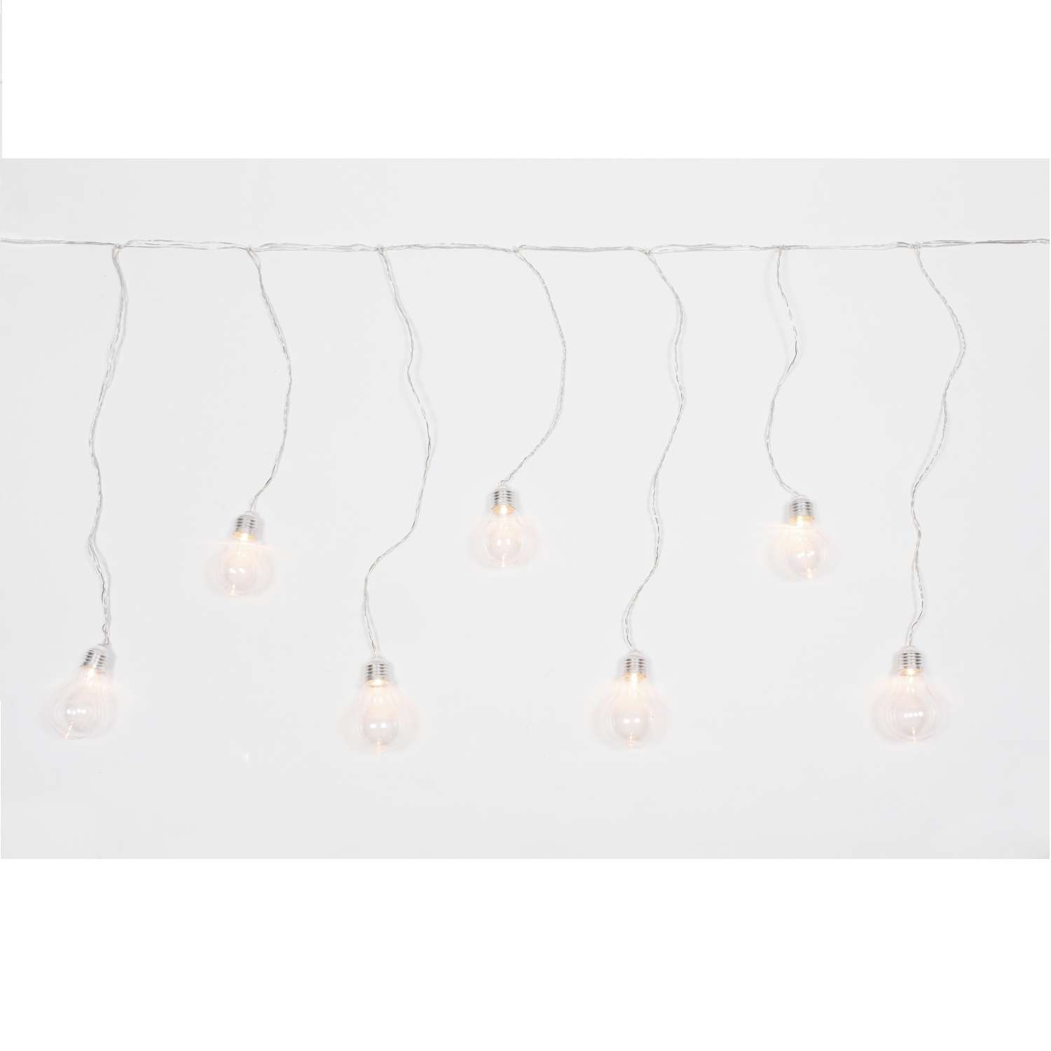 Tent 20 LED bulbs H 9/11 cm - L 3 m × 30/47 cm - 20 LEDs warm light - steady light - 31V - outdoor use