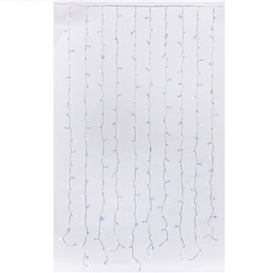 LED-Zelt - 200 Warmlicht-LEDs - Lichtspiele - B 1,00 m × H max. 2 m - transparenter Draht - 31V - anschließbar (max. 3 Sets) - Außeneinsatz