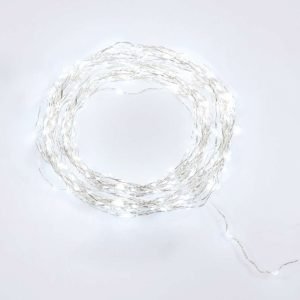 100 NanoLEDs Ice White - Lichtspiele - L 10 m - formbarer Metalldraht - 6V - Innenbereich