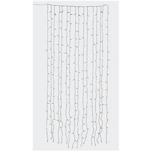 Tenda LED per Albero – 288 LED luce calda – giochi luce – L 180 cm – consigliata per alberi H 210/240 cm – 31V – uso esterno